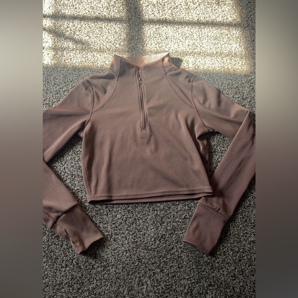 Cropped quarter zip! Worn a few times. Love this.
